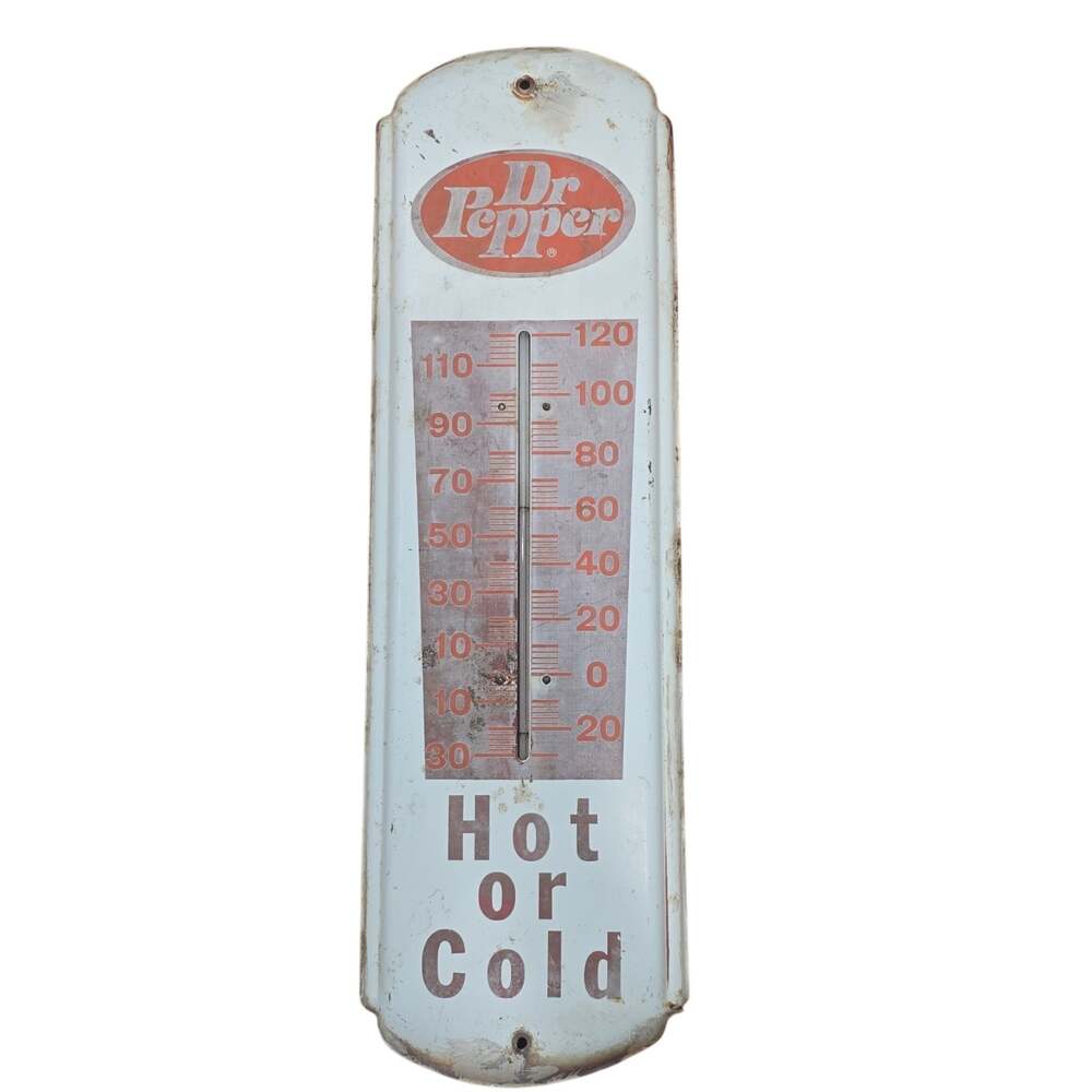 ViNTaGe 27"×8" DR.PEPPER THERMOMETER